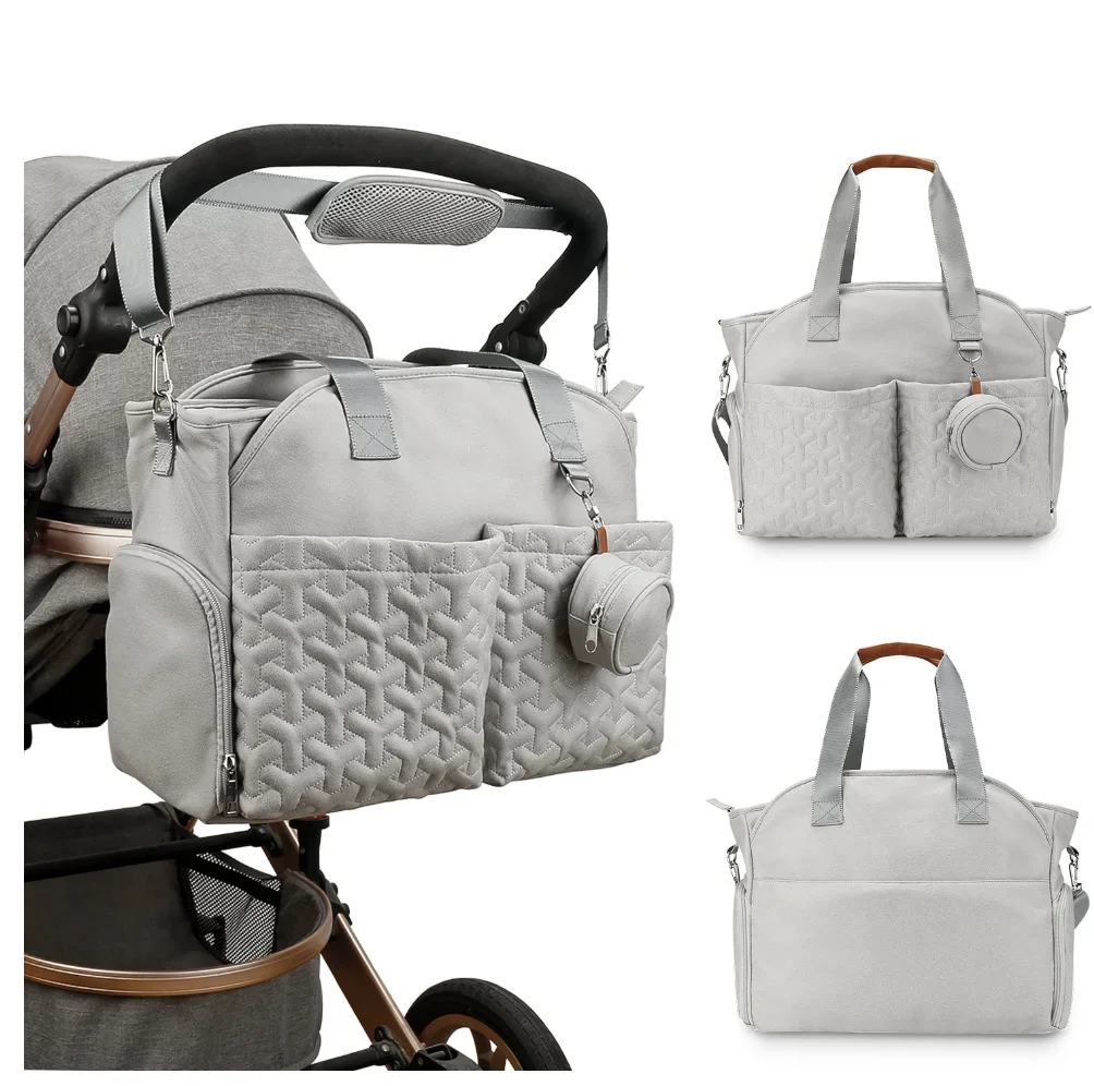 Maternity and Baby Supplies Mommy Bag for Outings. Large-capacity Mother and Baby Bag That Can Be Hung on A Stroller.