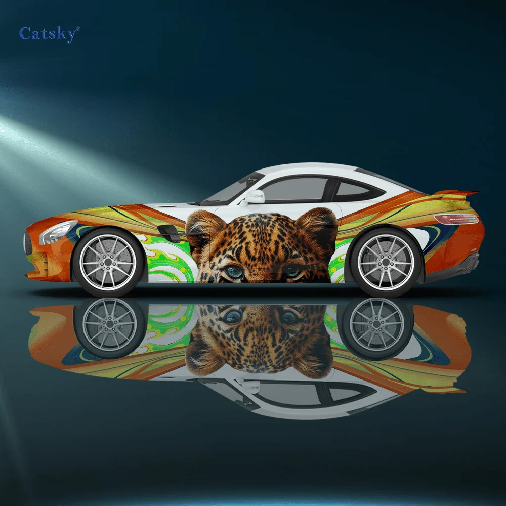 

Large Leopard Car Decals, Cool Vinyl Decal Car Graphics, DIY Body Stickers for Cars.car Vinyl Wraps