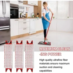High Quality Microfiber Floor Mop Pads Reusable Flat Spin Mop Cloth Replacement for UltraMax Quick Drying Machine Washabl