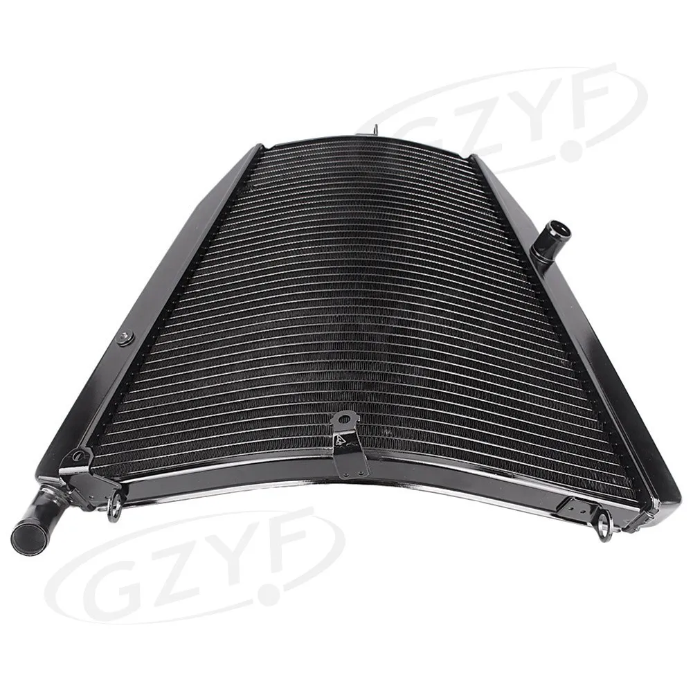 For HONDA 2004 2005 CBR1000RR 04 05 CBR 1000RR Motorcycle Aluminium Engine Cooling Cooler Radiator, BLACK Color