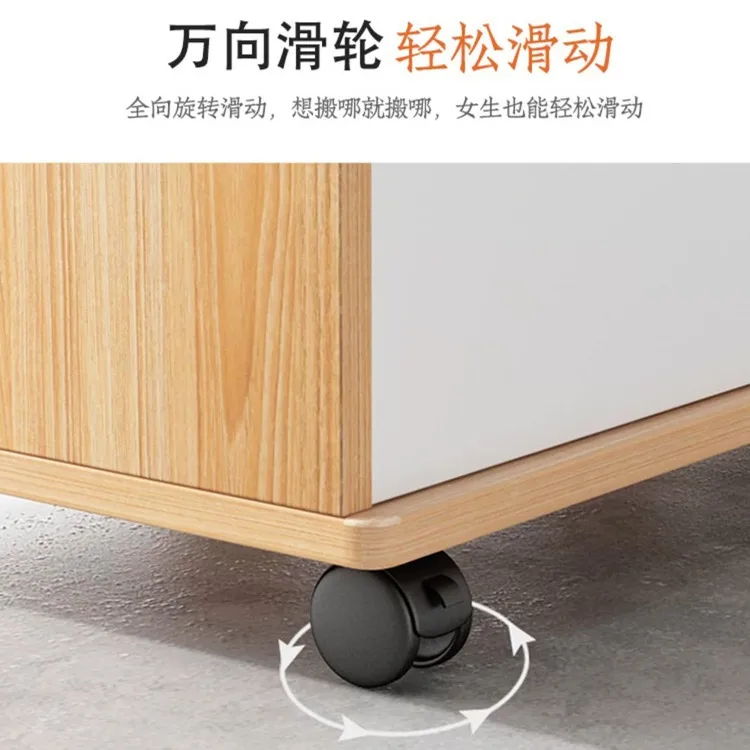 Bedside Table Queen Long Bedroom Wide Locked Storage Locker Sub-Office