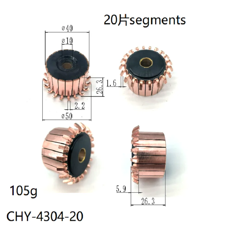 40*10*26.3*20P Rectifier Reverser Copper Head Chy-4304-20