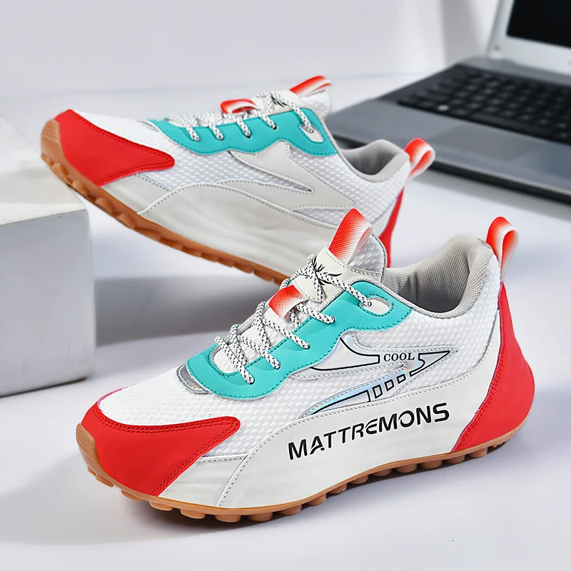 

2025 New Men's Fashion Casual Lightweight Chunky Sneakers Breathable Casual Sports Shoes