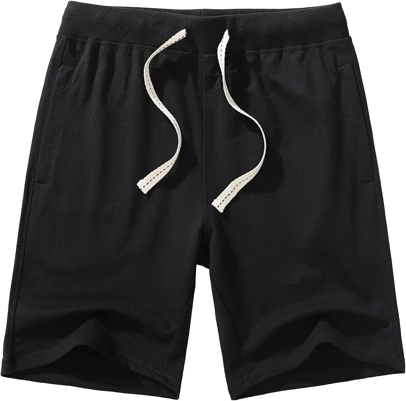 

Men's Comfortable Cotton Sweat Shorts with Drawstring for Daily Wear
