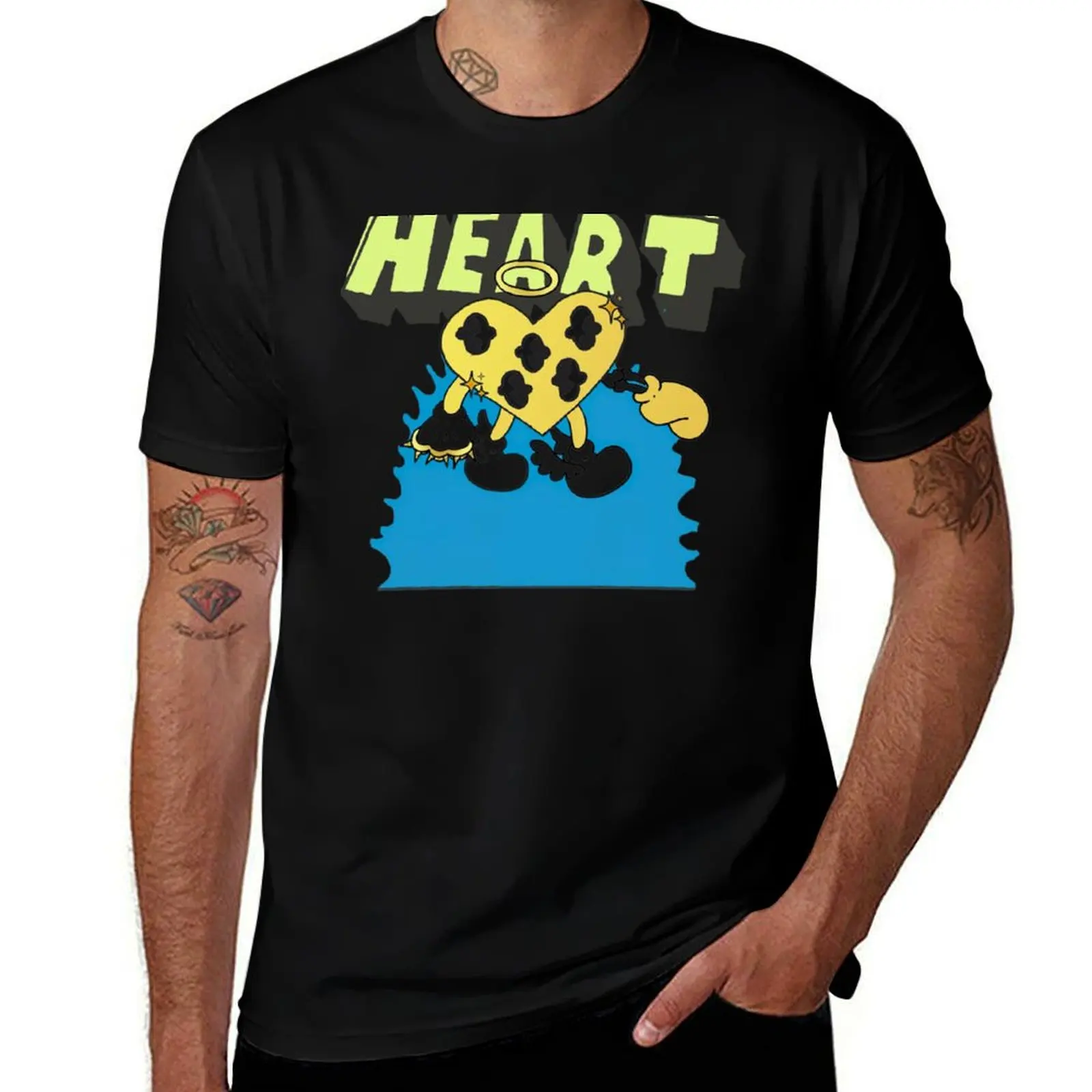 Heart Jean Dawson T-Shirt Casual Lightweight Short Sleeve Top T-Shirt