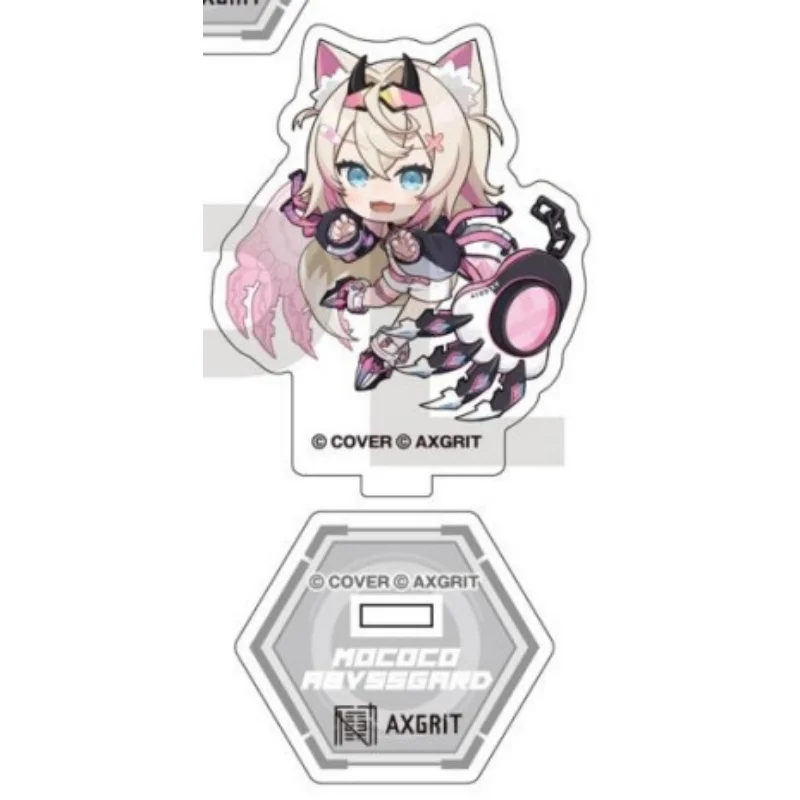 Hololive English Advent Lolive Vtuber Figures Inugami Korone Shirakami Fubuki Acrylic Stand Model Plate Keychains Desk Decor view 5