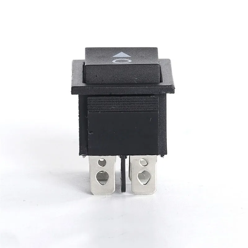 1/5/10/50 Pcs AC 250V 15A 125V 20A Black Snap DPDT On-Off-On 3Position 6 Pins Rocker Switch