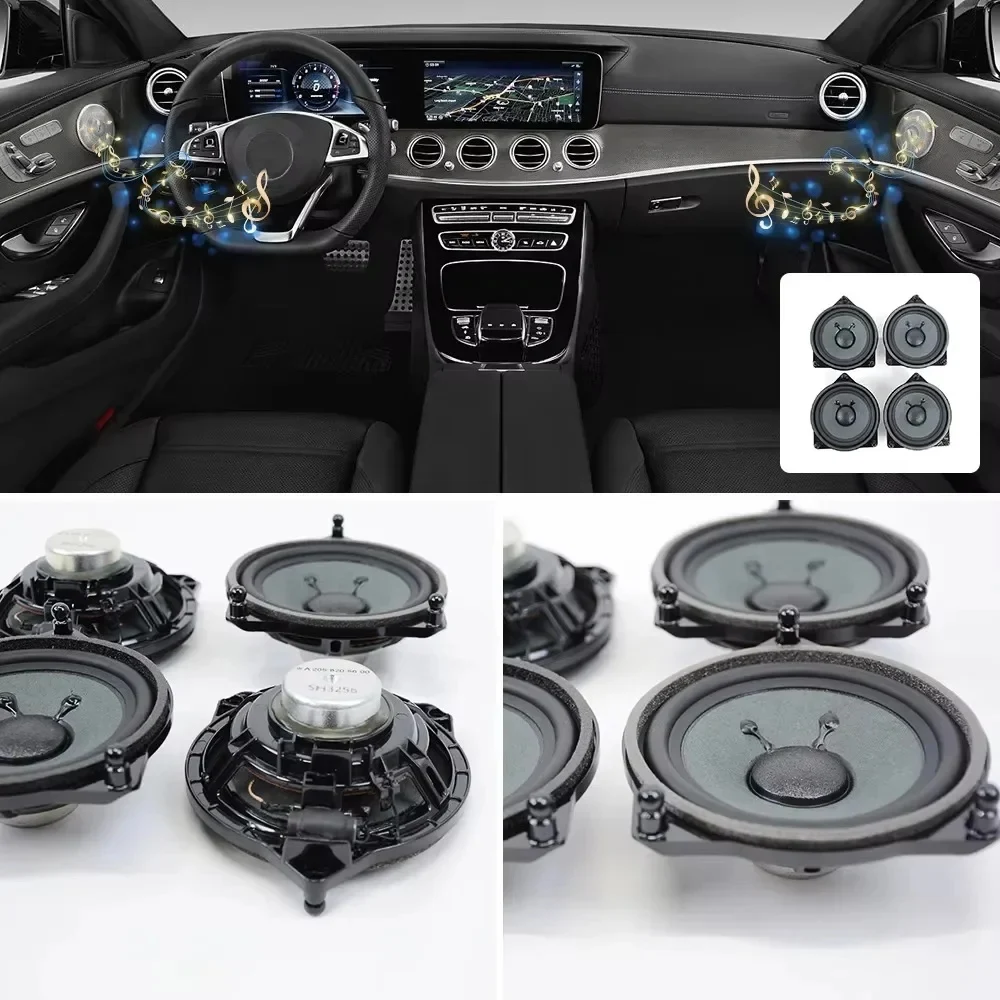 

Car 4 Inch Door Panel Midrange Speaker For Mercedes Benz W205 W213 W222 C E S GLC Class Stereo Audio Loudspeaker Horn