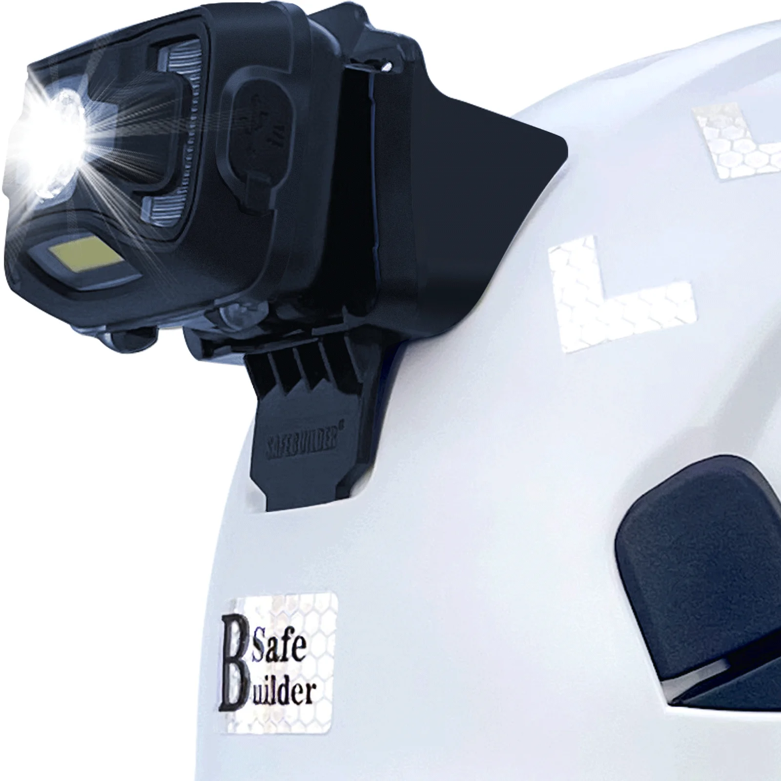 SHL01 Build in Headlight for Hard Hats CR06 and CR08 Safety Helmet Accessories Headlamp for Safety Helmet