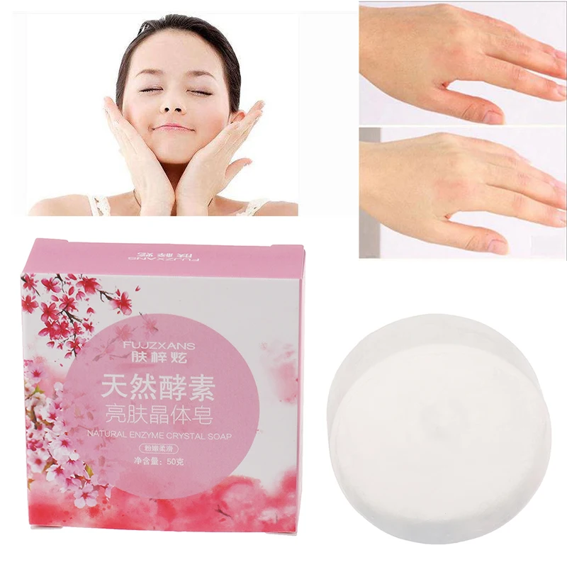 

1 PC Whitening Pure Enzyme Soap Face Body Skin Intimate Bleaching Brightening