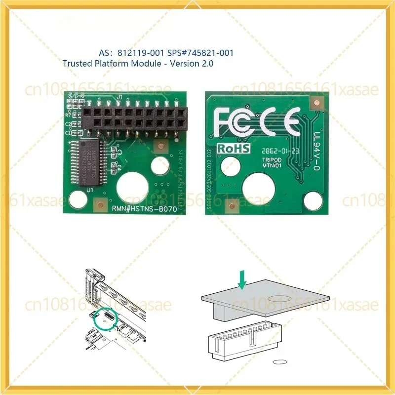 TPM Board 812119-001 745821-001 TPM2.0 Security Module For HP