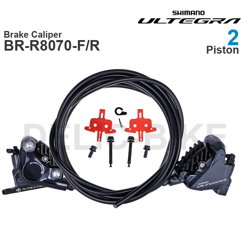 SHIMANO ULTEGRA Hydraulic Brake Groupset for BR-R8070 2 piston Disc Brake Caliper ST-R8020 Shifter Original parts