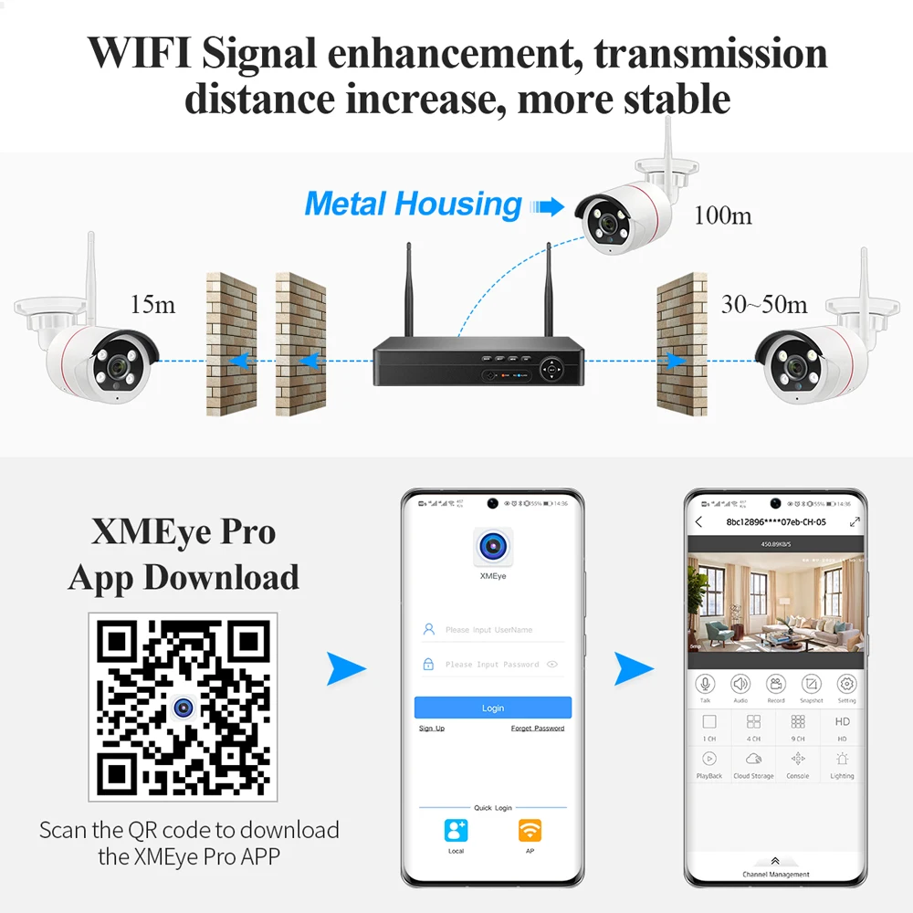 Imagem -06 - Techage-sistema de Câmera de Segurança sem Fio Face Detect Vigilância por Vídeo Cctv Wifi Kit de Proteção Áudio Bidirecional Onvif 8ch hd 5mp