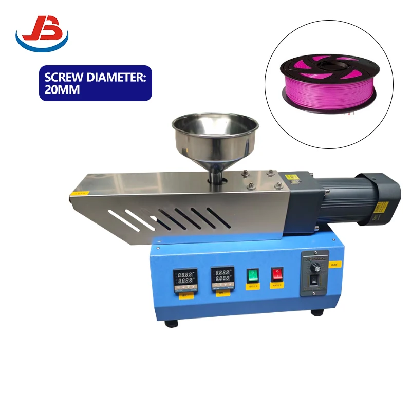 

High Efficiency Desktop Semi Automatic Single Screw Plastic Extruder Mini Plastic Molding Machine for PP Material