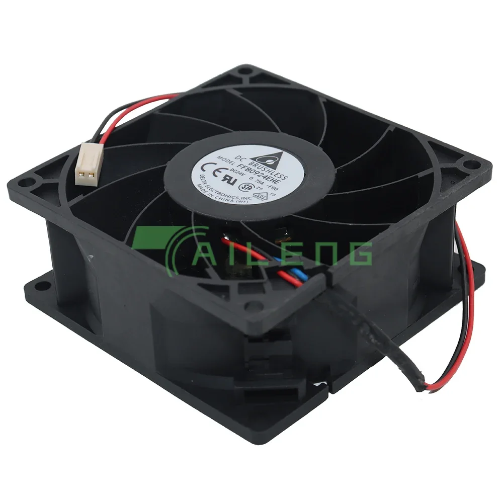 Новый оригинальный FFB0924EHE FOO F00 9238 9 см DC24V 0,75A 92*92*38 мм охлаждающий вентилятор