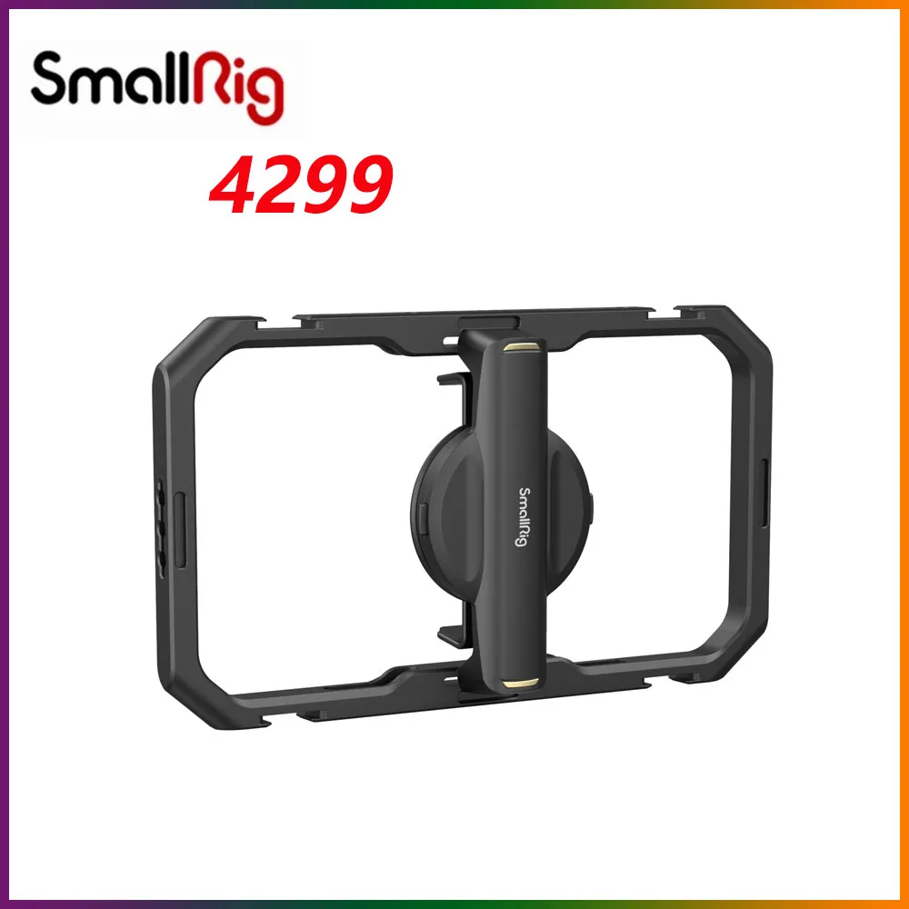 

SmallRig Universal Quick Release Mobile Phone Cage MC4 For iPhone 15 Pro Huawei Mate 60 Phone 4299/4404