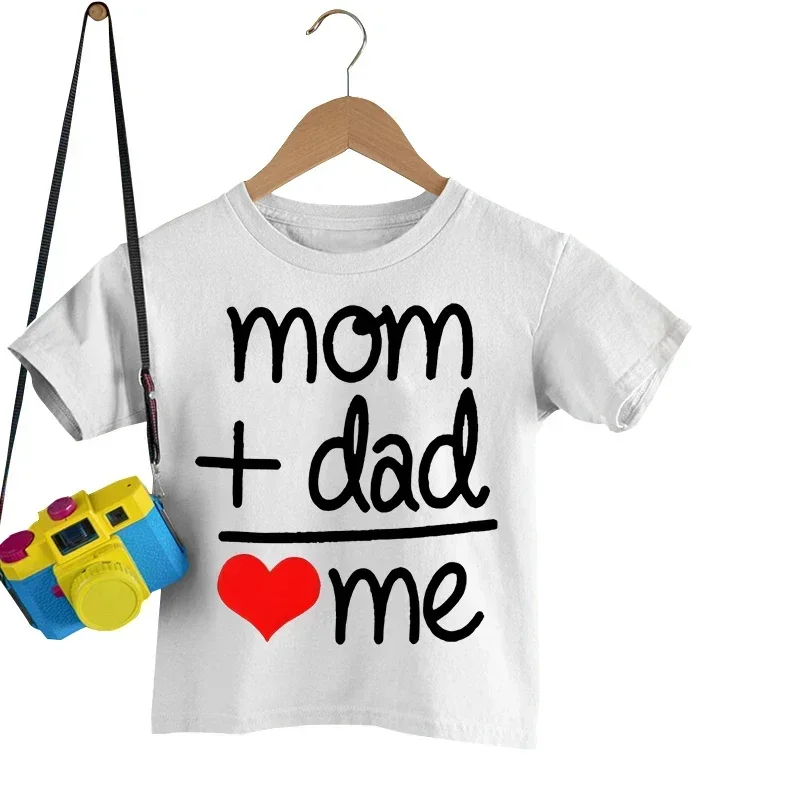 Mama Papa mich Familie passende Outfits Vater Tochter Sohn T-Shirt Familie Papa mich Baby Kinder Kleidung Vatertag Geschenk