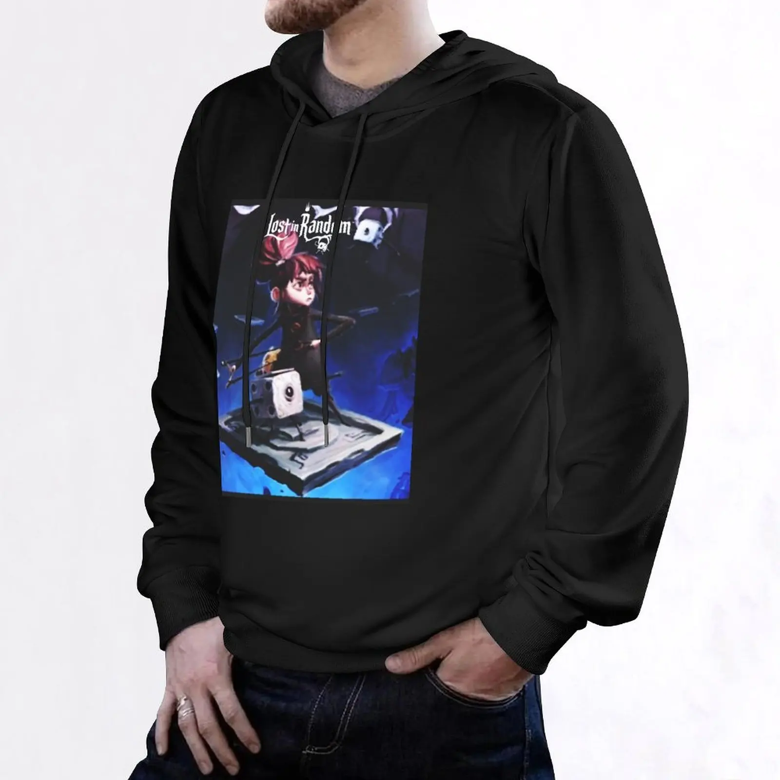 Lost in Random game Hoodie blouse korean clothes anime clothing autumn new hooded tee