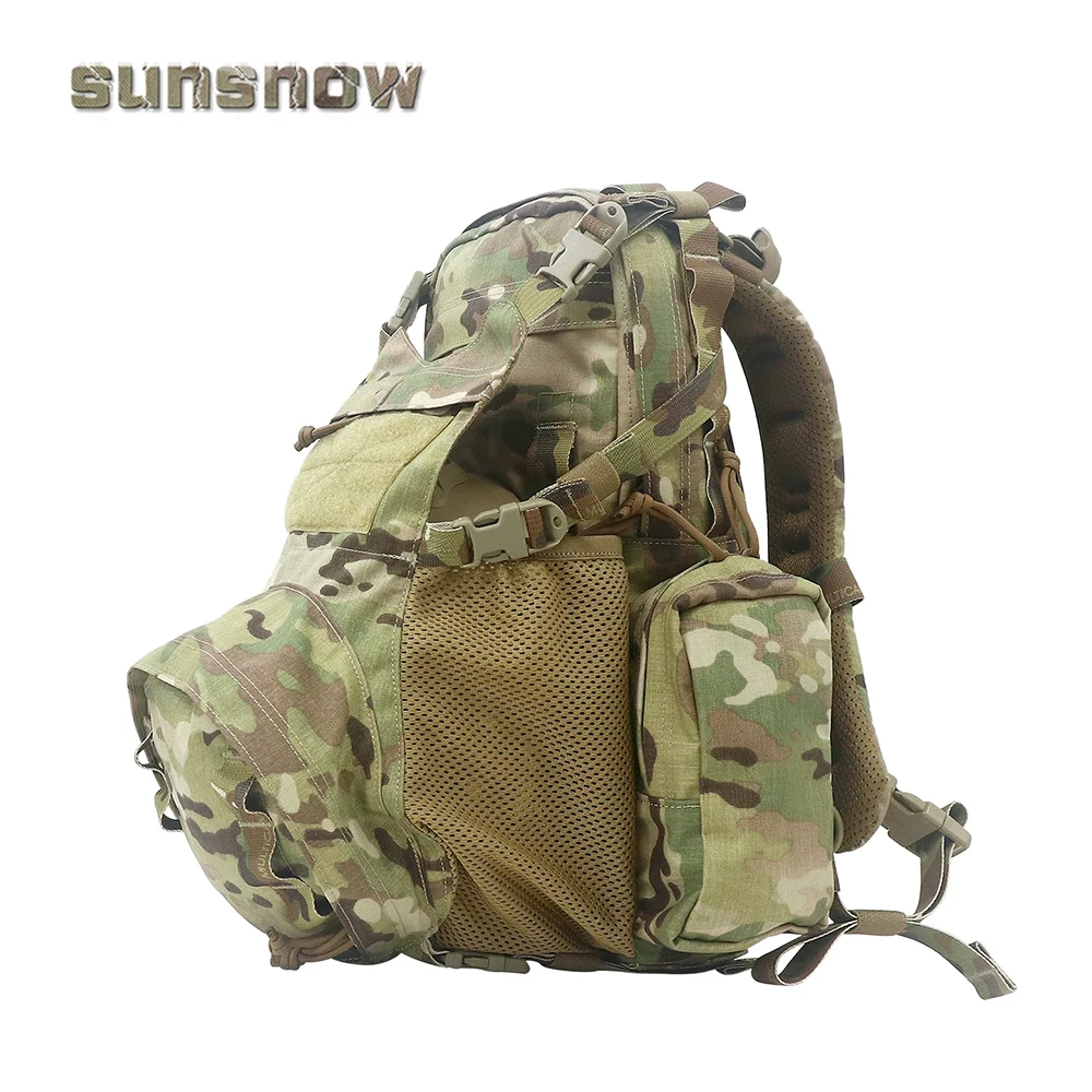12L Outdoot Tactical Backpack with Helmet Bag Hydration pack
