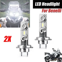 Motorcycle 60W White LED Headlight Bulbs For Benelli TRK502 X TRK 502X 2021 TRK 502