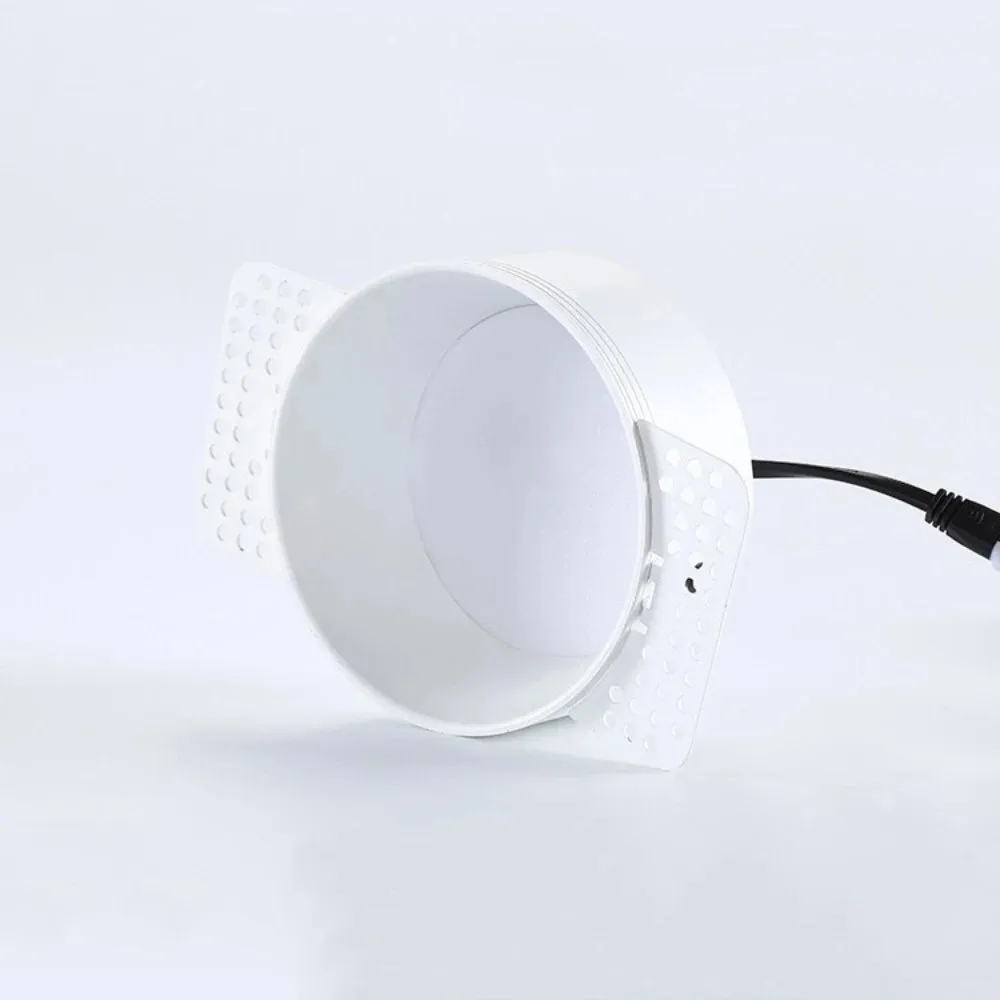 LED interior decoration three color dimmable light, borderless and adjustable, embedded ceiling light for home decoration