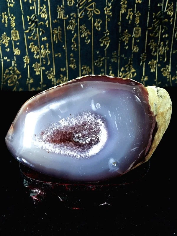 

l Amethyst Crystal Cluster Stone Quartz Wa Crystal Cave Ornament Desicion Free ip Faion Jewelry Decor...