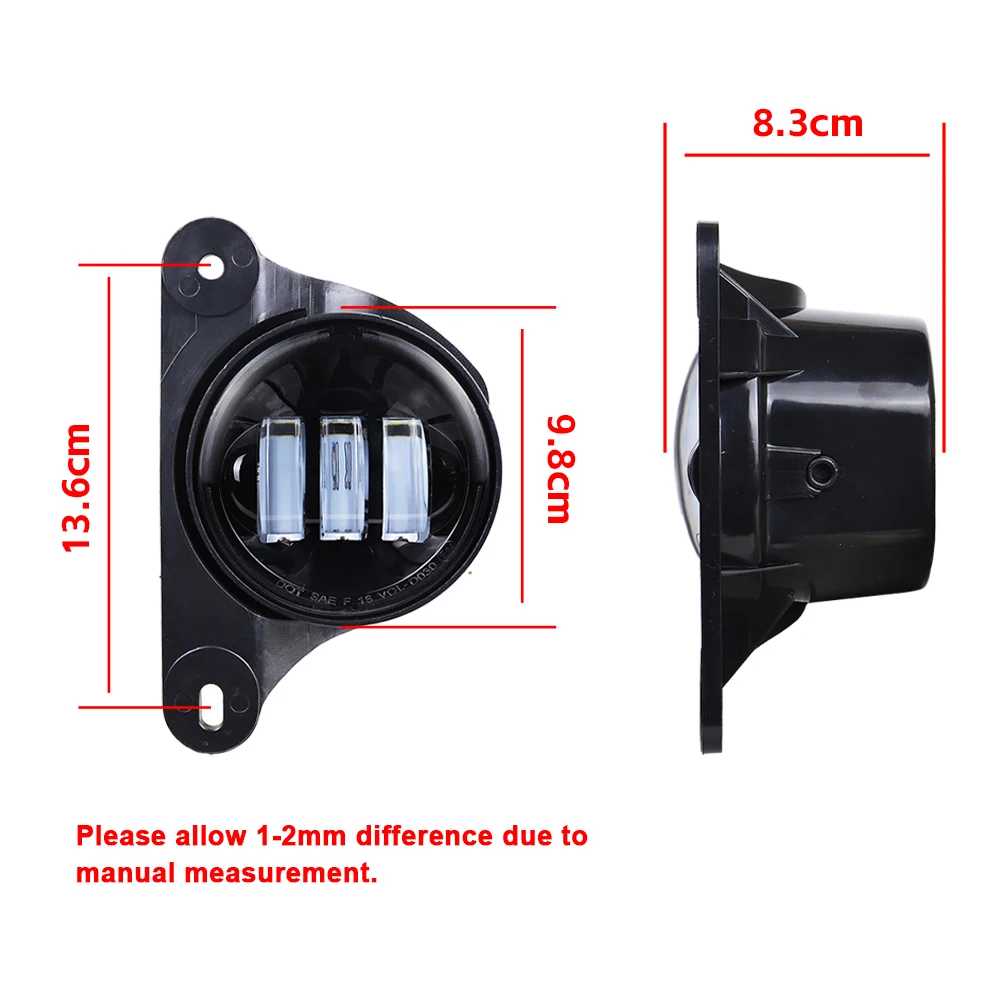 Front Bumper Lights LED Fog Light for Jeep Wrangler JK 10th Anniversary - view 4