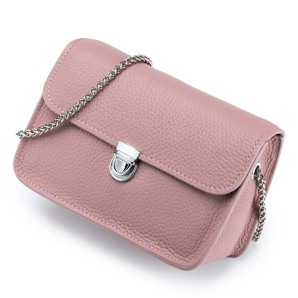 

Luxury Solid Chain Women Bag Summer Handbags for Women Bag Genuine Leather Shoulder Bags Casual Handbag Female Crossbody Bags