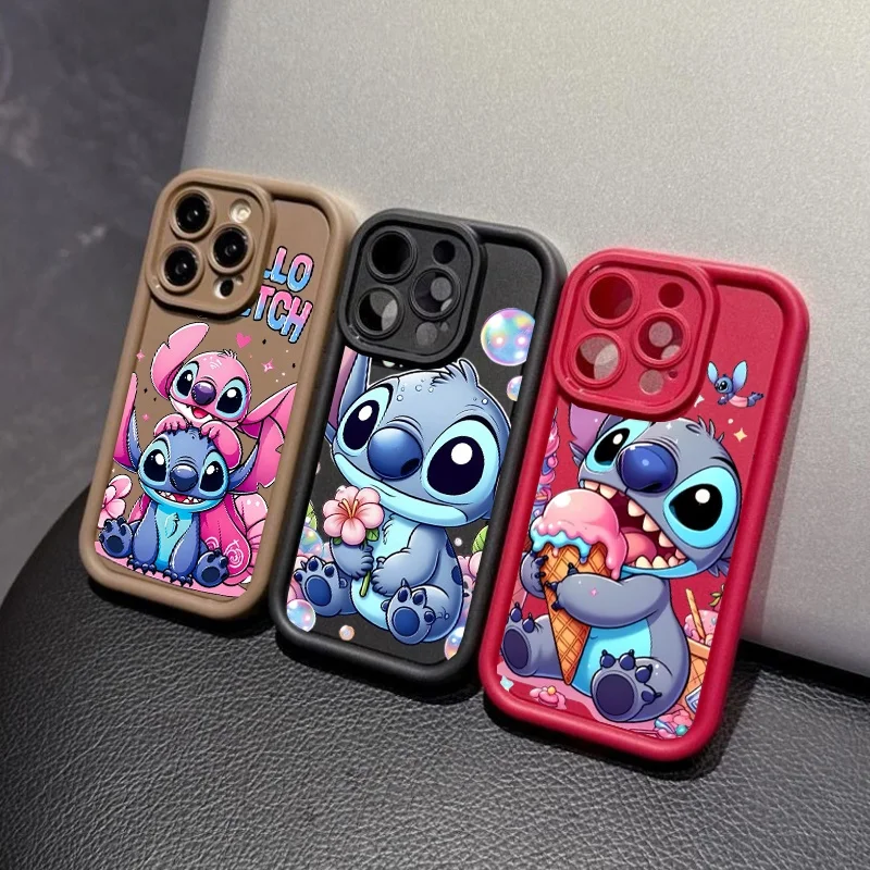 

Мягкий чехол для телефона Lovely Stitch Angel для Motorola MOTO E13 E14 E22 E32 E40 G Play 2025 G22 G30, силиконовый чехол с рисунком для пары