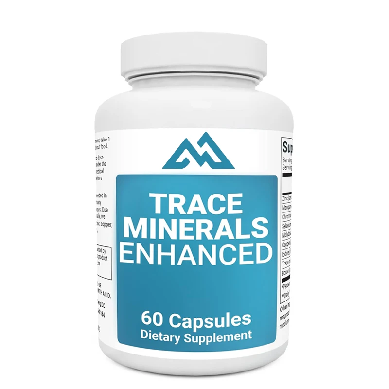 Mineral Enhancement Complex - Contains over 70 minerals and 10 milligrams of zinc - Dietary Supplement -60 capsules