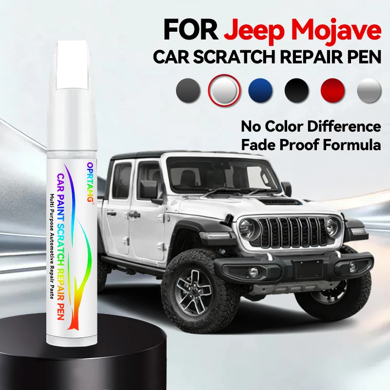 

Ручка-корректор для ремонта царапин на автомобиле Jeep Mojave 1990-2026, аксессуары для восстановления лакокрасочного покрытия, цвета: белый, черный, серый, синий, красный. Уход за краской.