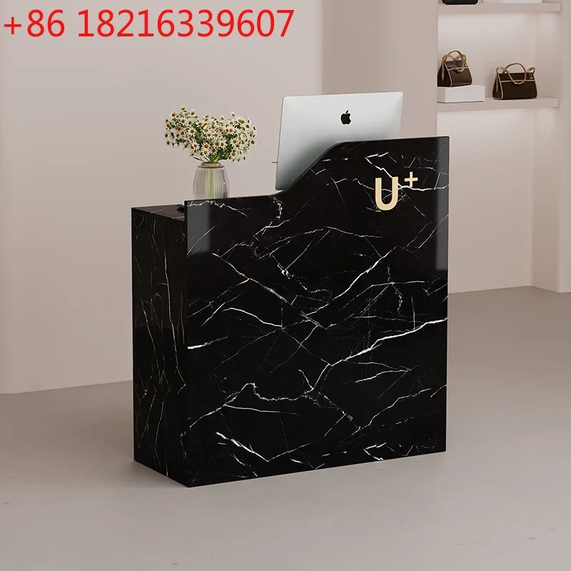 TAO Simple Luxury Reception Desks Cashier Beauty Modern  Small Bar Counter Clinic Escritorio De Recepcion Commercial Furnit