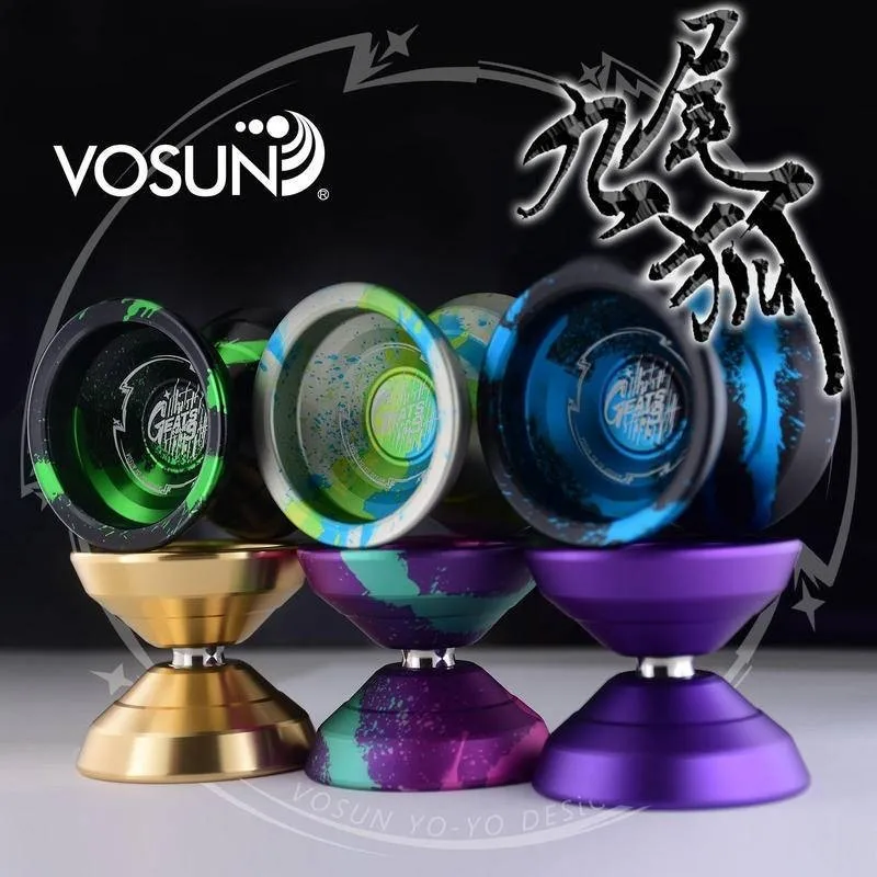 VOSUN GEATS9 Unresponsive 1A Yoyo, Professional Monometal Aluminum Alloy Yo-yo Ball for Advanced Tricks