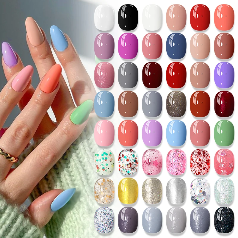 8 مللي يجتمع عبر النبيذ الأحمر غطاء أسود الزجاج طلاء الأظافر Nowipe أعلى نقع قبالة الأشعة فوق البنفسجية LED مسمار ورنيش بريق اللون ملصقات الأظافر البولندية #2