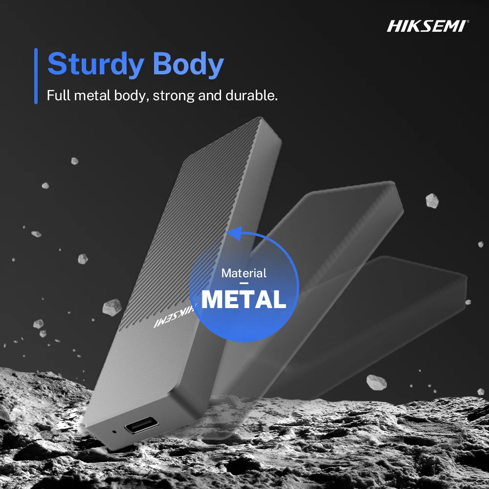 حاوية HIKSEMI RTL9210B M.2 NVMe SATA SSD - نقل سريع USB 3.2 بسرعة 10 جيجابت في الثانية، علبة تبديد الحرارة من الألومنيوم، تناسب 2280 SSD، متعددة