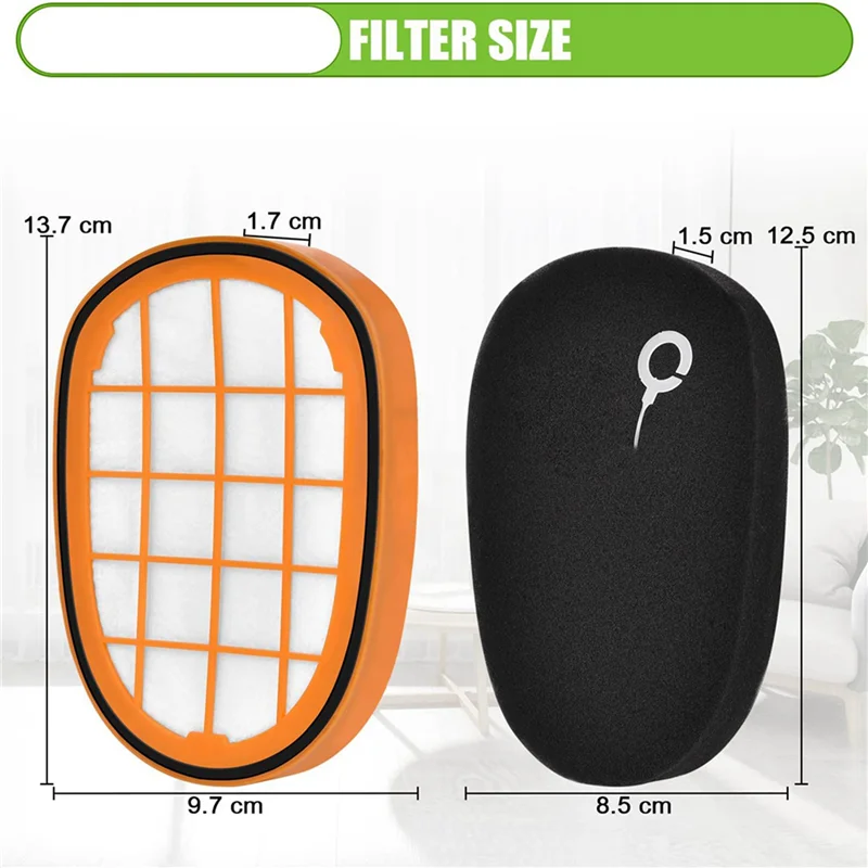 Пакет фильтров ABZA-16 для ручного пылесоса Speedpro Max Aqua FC6812 FC6813 FC6822 FC5005/01 Сменные фильтры