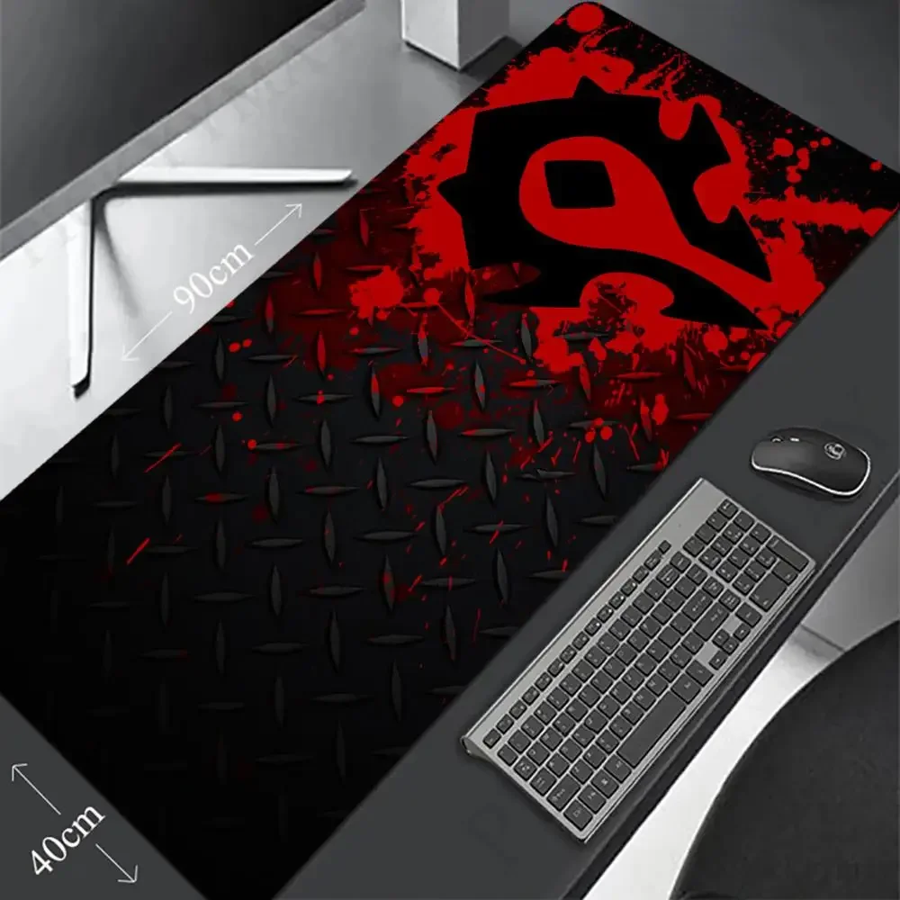 لوحة ماوس كبيرة للألعاب الطبيعية Horde Alliance حصيرة مكتبية سجادة مكتب لوحة ماوس ألعاب مكاتب ملحقات الحصير الموسعة Xxl Anime #1