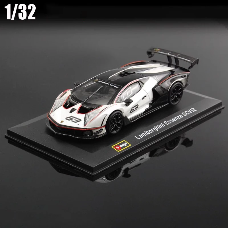 Bburago 1:32  Lamborghini Essenza SCV12 Racing Alloy Model Car model Collecting gifts Die casting