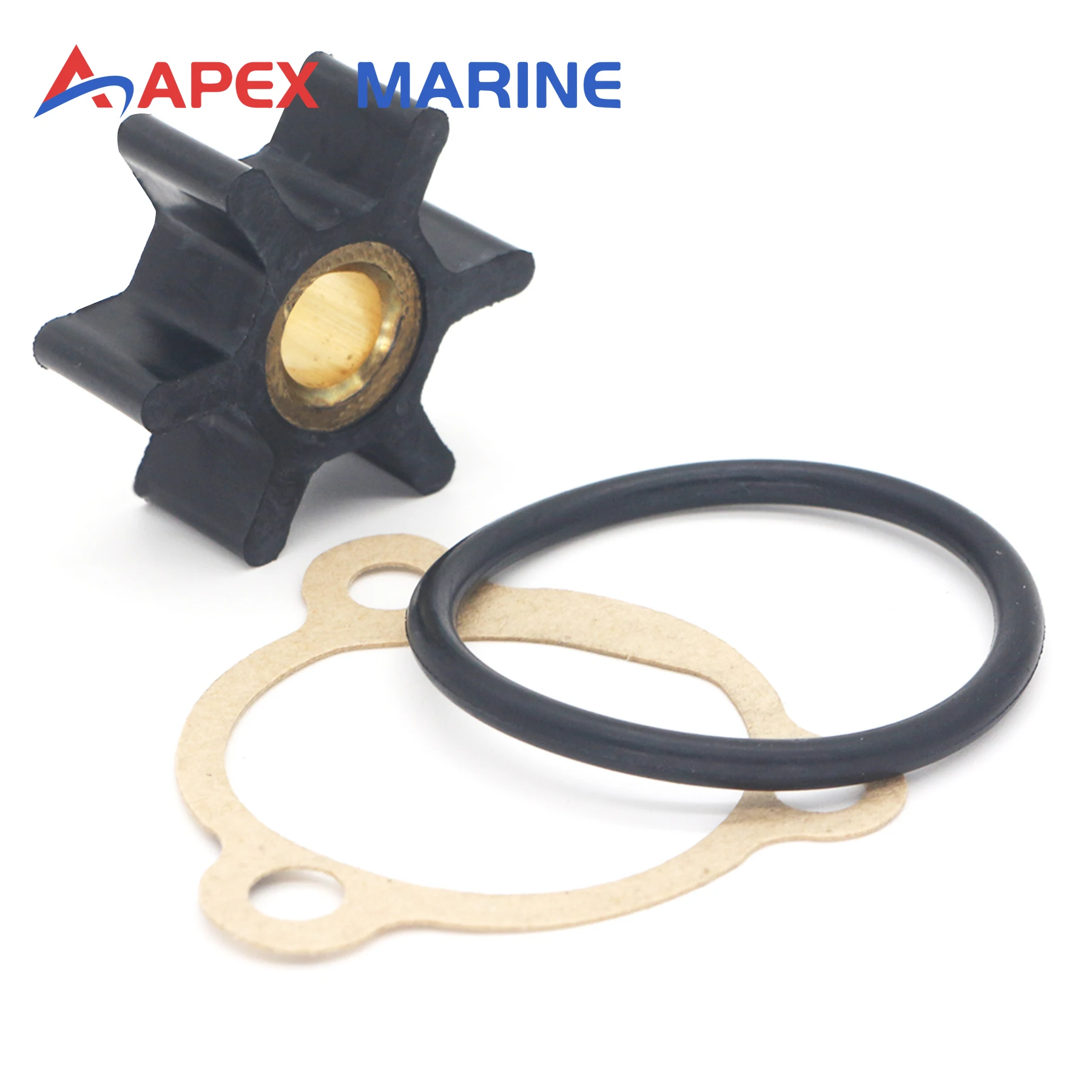 

128176-42070 для морского двигателя Yanmar: рабочее колесо насоса охлаждающей воды и уплотнительные кольца 128176-42071, 28170-42090, 24321-000350