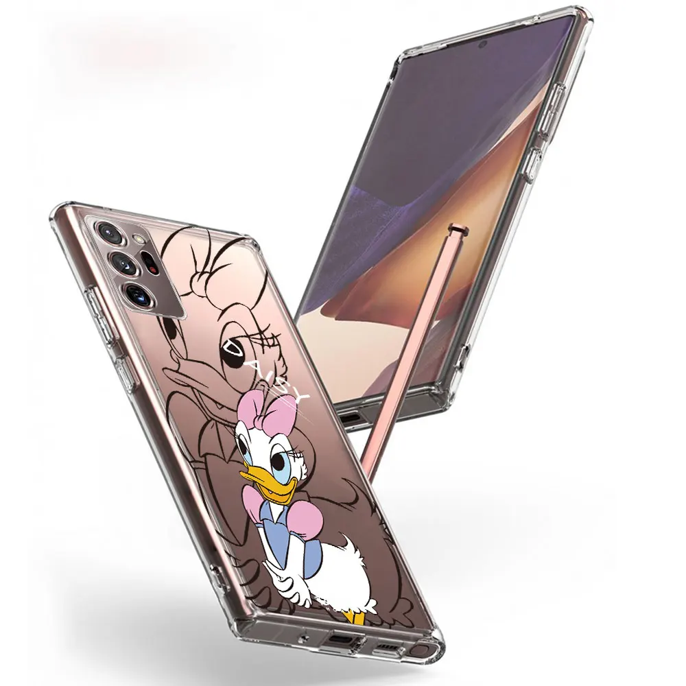 Disney mickey e casa maravilhosa caixa do telefone para samsung galaxy note 9 10 plus 20 ultra 5g 8 10 lite, caso macio tpu, j4 j6 2018