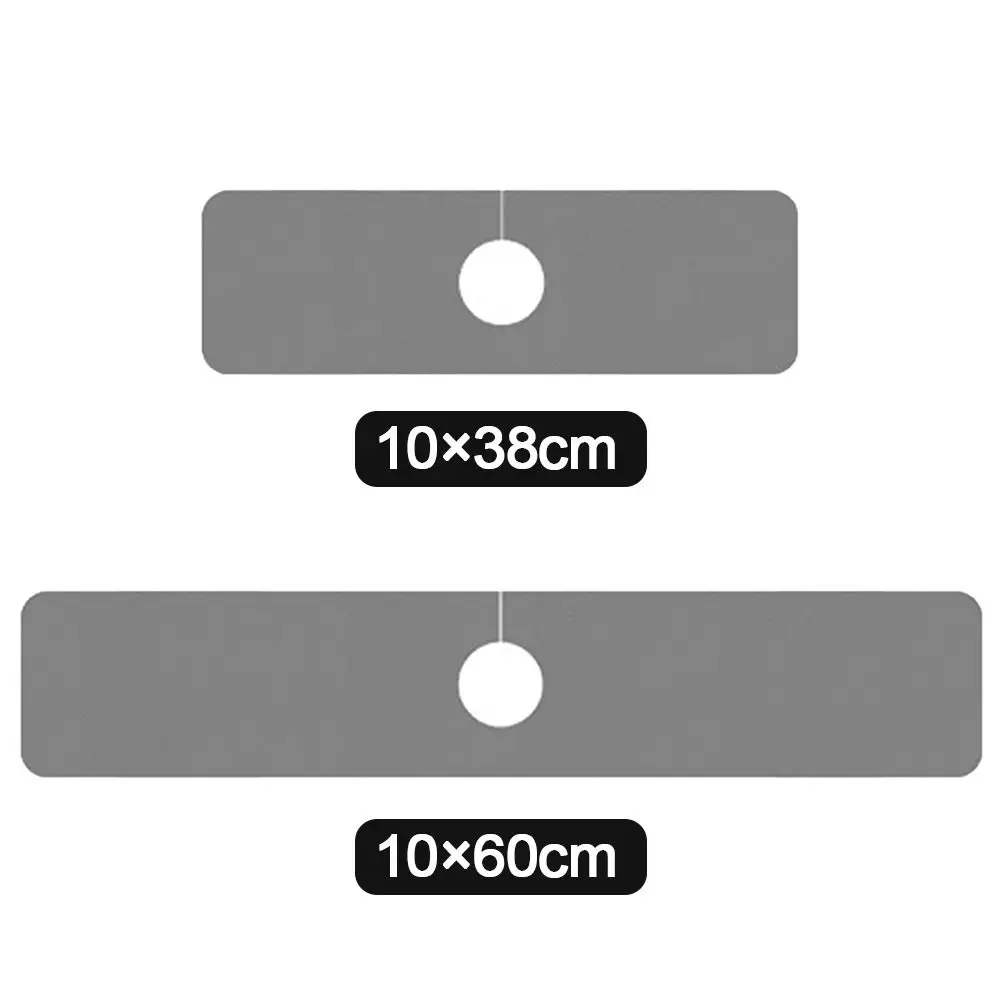 Diatomite Faucet Draining Mat Splash Multifunction Non-Slip Absorbent Pad Convenient Countertop Protector