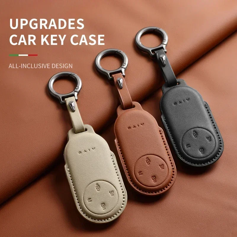 Original Color Car Key Case Cover For HUAWEI Aito M7 M8 M9 Anti-Scratch Durable Auto Remote Keychain Protector Shell Accessories image 4