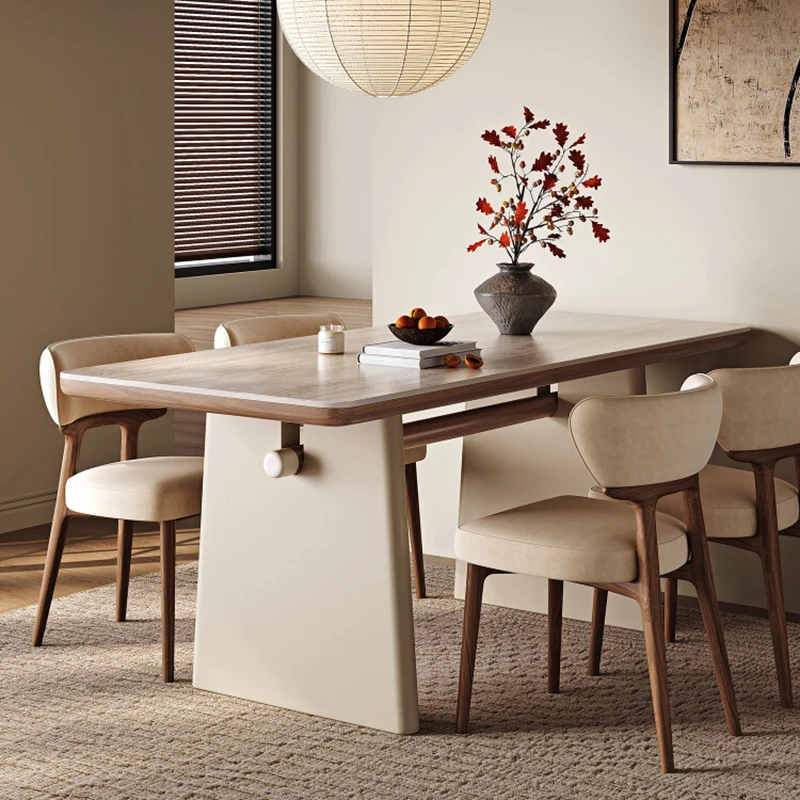 Unique Versatile Table Glamour Trendy Exquisite Cozy Dining Table Simple Luxury Tavolo Rotondo Pranzo Dining Room Furniture