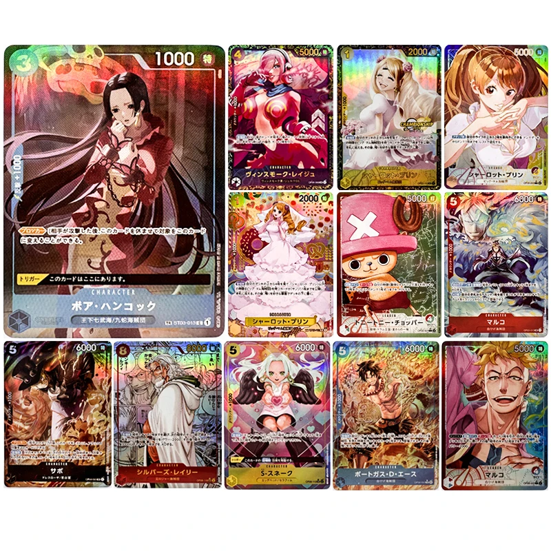 

Anime One Piece Diy Opcg Collectible Cards Luffy Nami Hancock Sabo Ace Chopper Marco Christmas Birthday Gifts Children's Toys