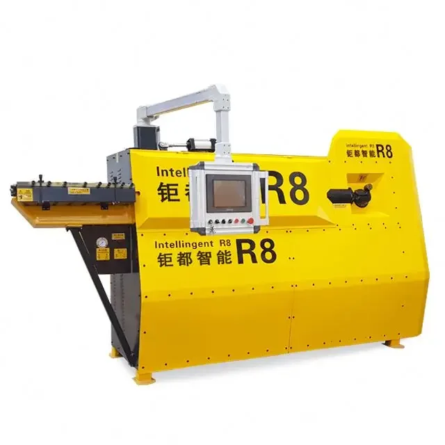 R8  Stirrup Hoop bar bending machine CNC rebar bending machine automatic