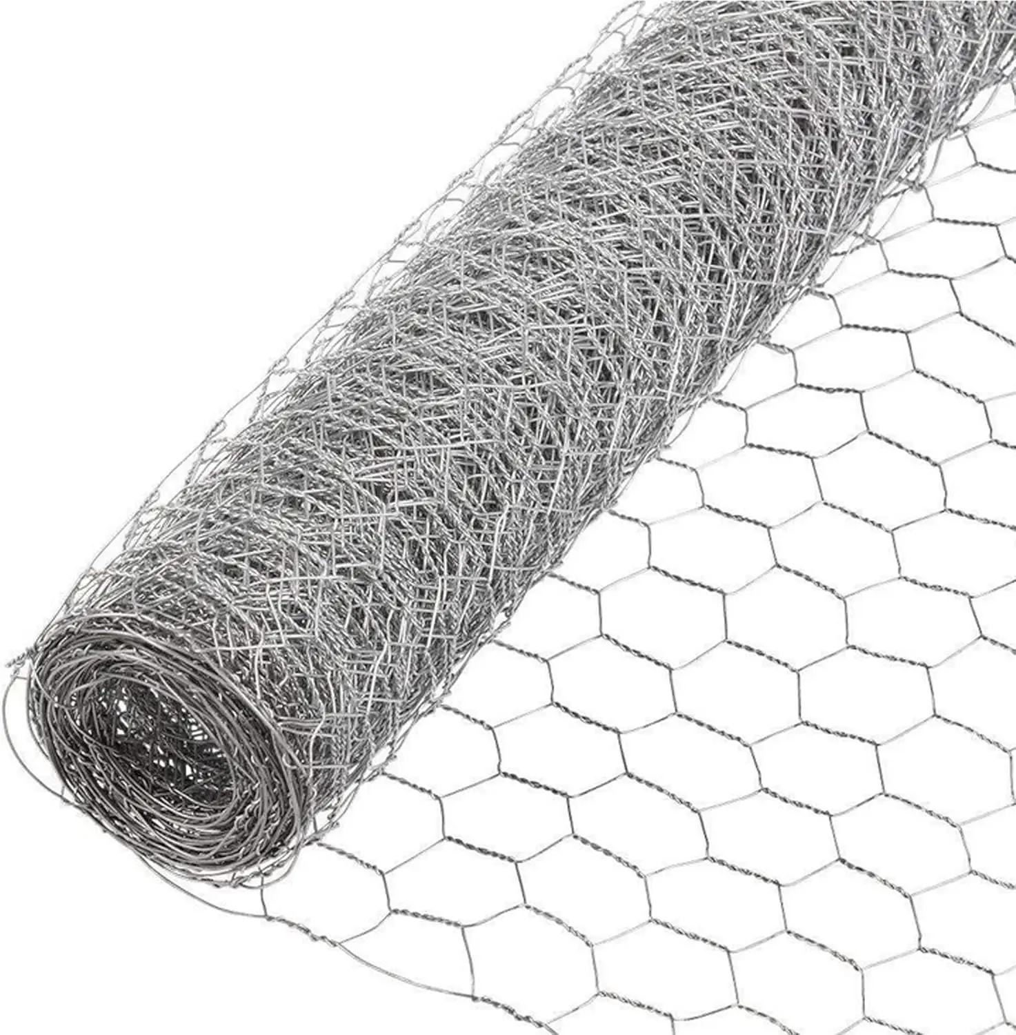 

6FTx150FT Galvanized Chicken Wire Netting, 2IN Hexagonal Mesh for Poultry Garden Fencing Barrier
