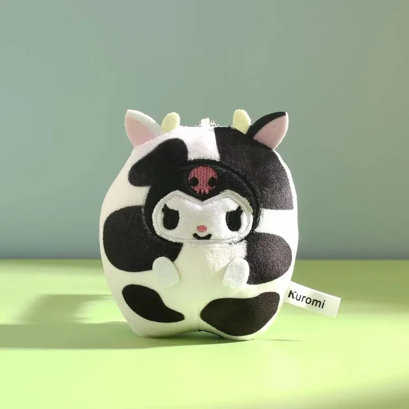 Japonês Sanrio Animal Chaveiro Pingente, Kuromi Boneca De Pelúcia Dos Desenhos Animados, Mochila de Casal, Boneca Feminina, Miniso