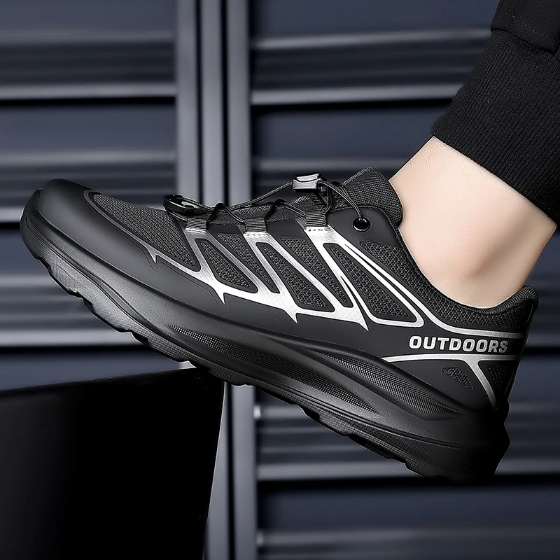 أحذية رجالية جديدة صيفية قابلة للتنفس أحذية رياضية شبكية للرجال أحذية المشي لمسافات طويلة في الهواء الطلق خفيفة الوزن غير قابلة للانزلاق نعل ناعم كاجوال للجري Sho #5