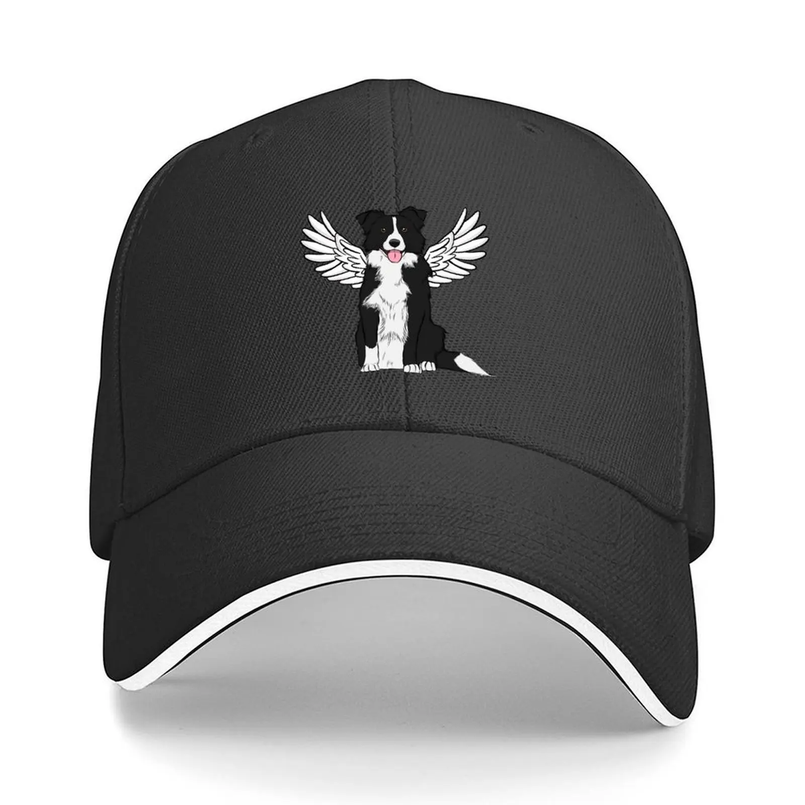 

My Angel: Border Collie Baseball Cap Funny hats Sun Cap Hat men fashionable For Girls Men's