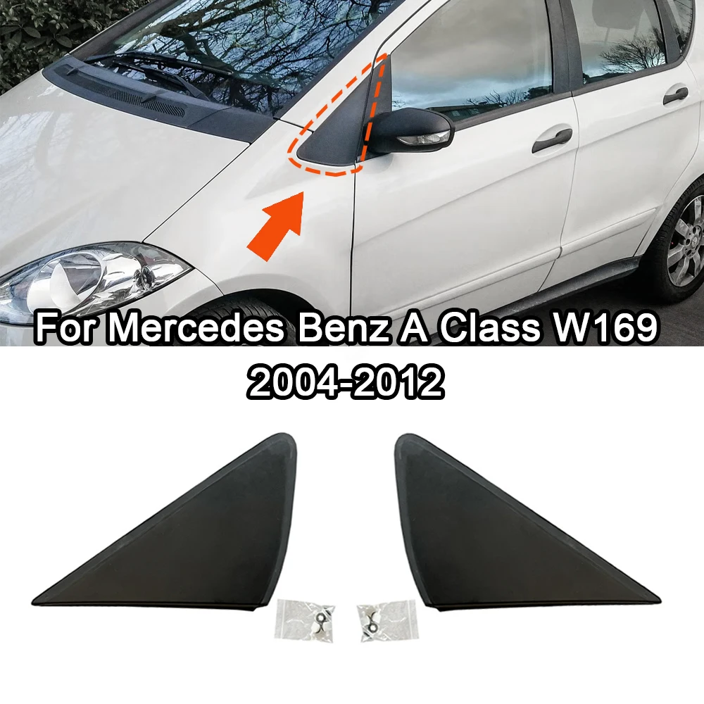 For Mercedes-Benz A Class W169 A160 A180 2004-2012 Rear View Triangle Molding Car Door Mirror Panel Trim A1696900187 A1696900287